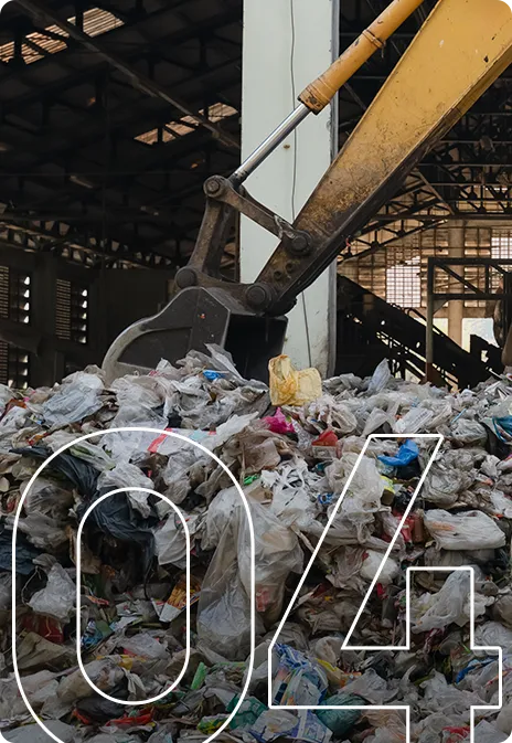 Impianto smaltimento <span style="color: #78BF74;">rifiuti industriali e civili</span>